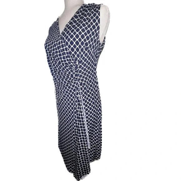 New - Enfocus Studio Blue Dress | Color: Blue/White | Size: 14 - Picture 5 of 13